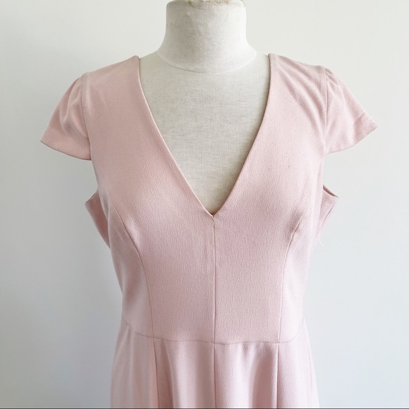 Dress the Population Pink Fit and Flare Dress LRG - Picture 3 of 13